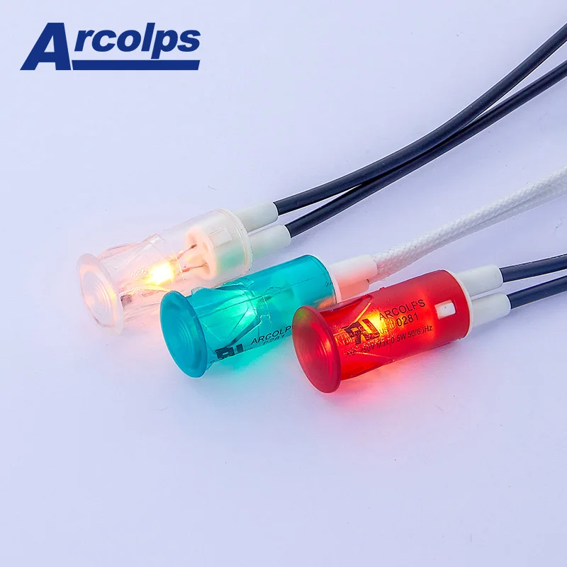 2021 New Popularity 2v~380v Red/amber/green/blue/clear 12v Led Indicator Light