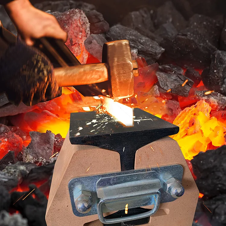 200mm  Railroad Track Manganese Steel Dual Striking Surface Anvil For Forging And Blacksmith Anvil