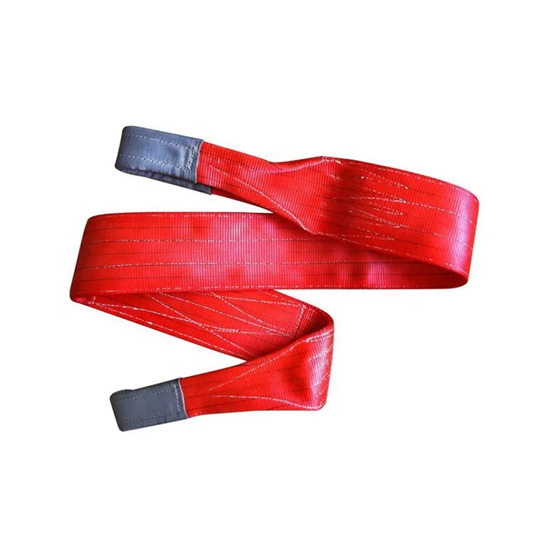 OEM length lifting cheap price red 5 ton webbing sling belt