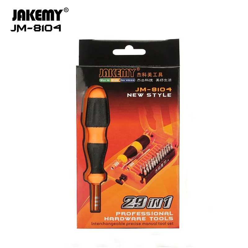 JAKEMY 8104  repair toolkit for iphone DIY Repair Tool Kit telephone repair kit tools for pc and phones