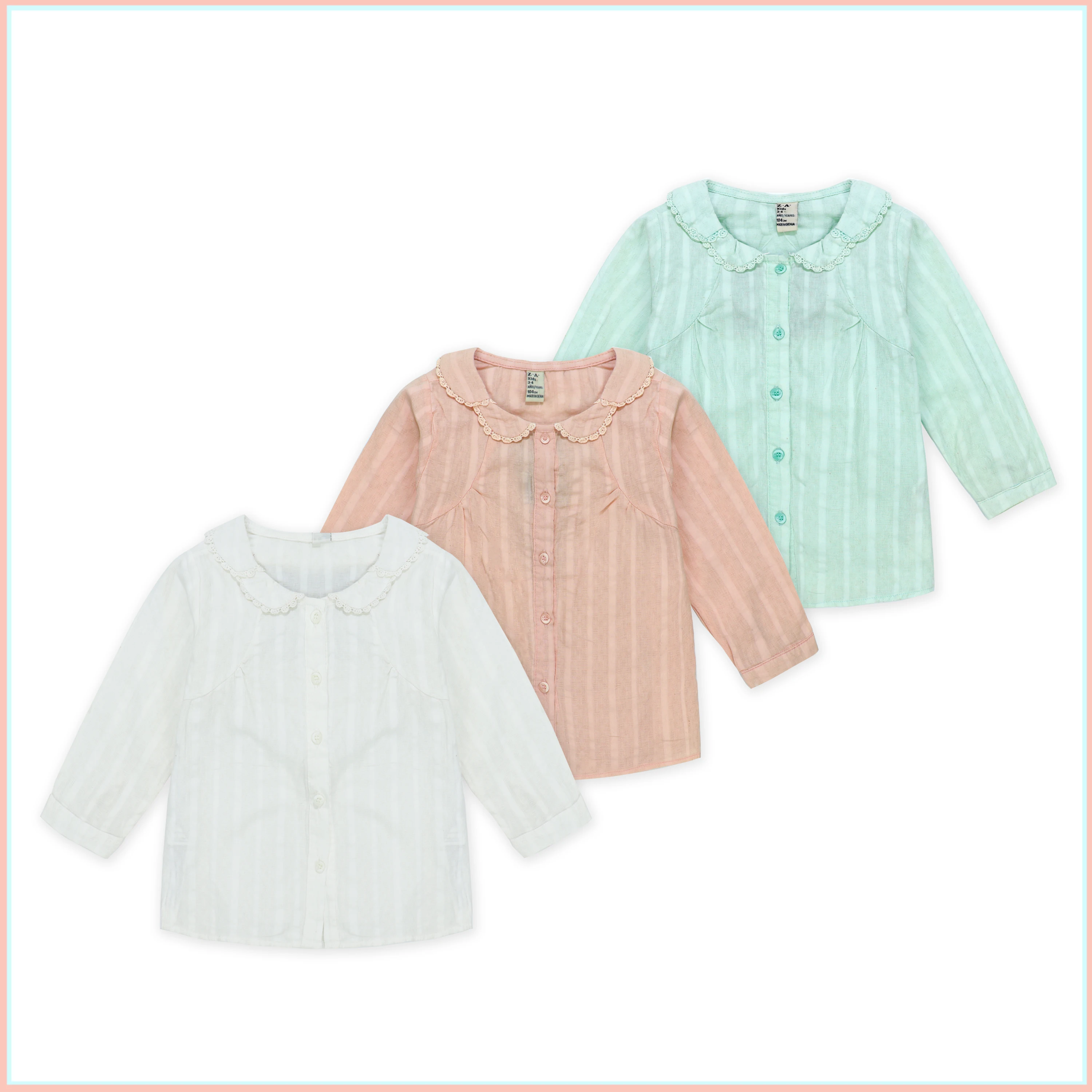 china manufacture cheap skirt pure cotton plain color children wear girls dresses