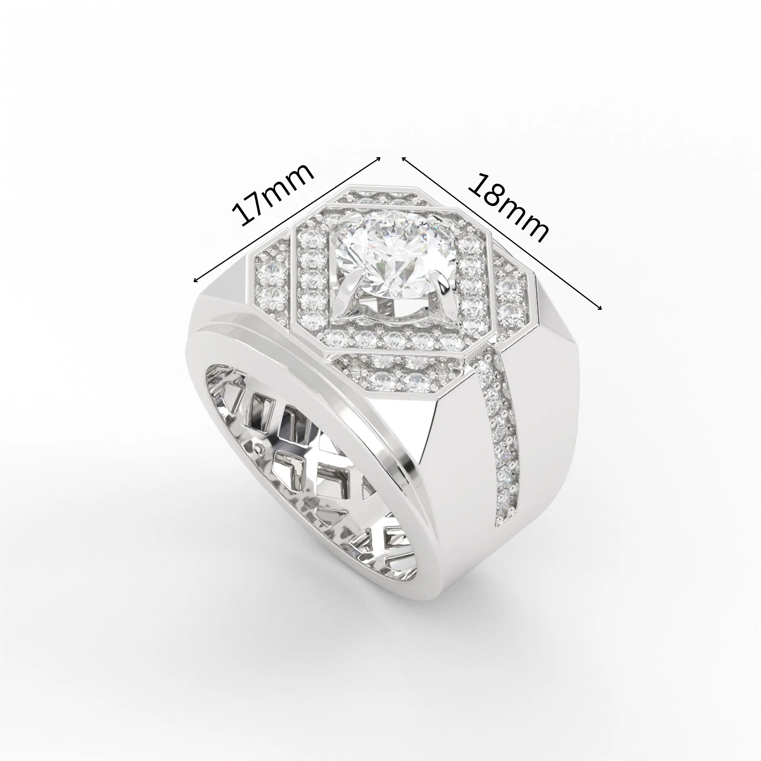 Fashion Jewelry Ring Light Smart Rings Ruby For Men OEM ODM Manufacture From Vietnam Customize Diamond Fine Ring