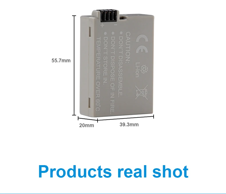 750 mAh литиевая батарея камеры LP-E8 для Canon EOS 550D/600D/650/700D