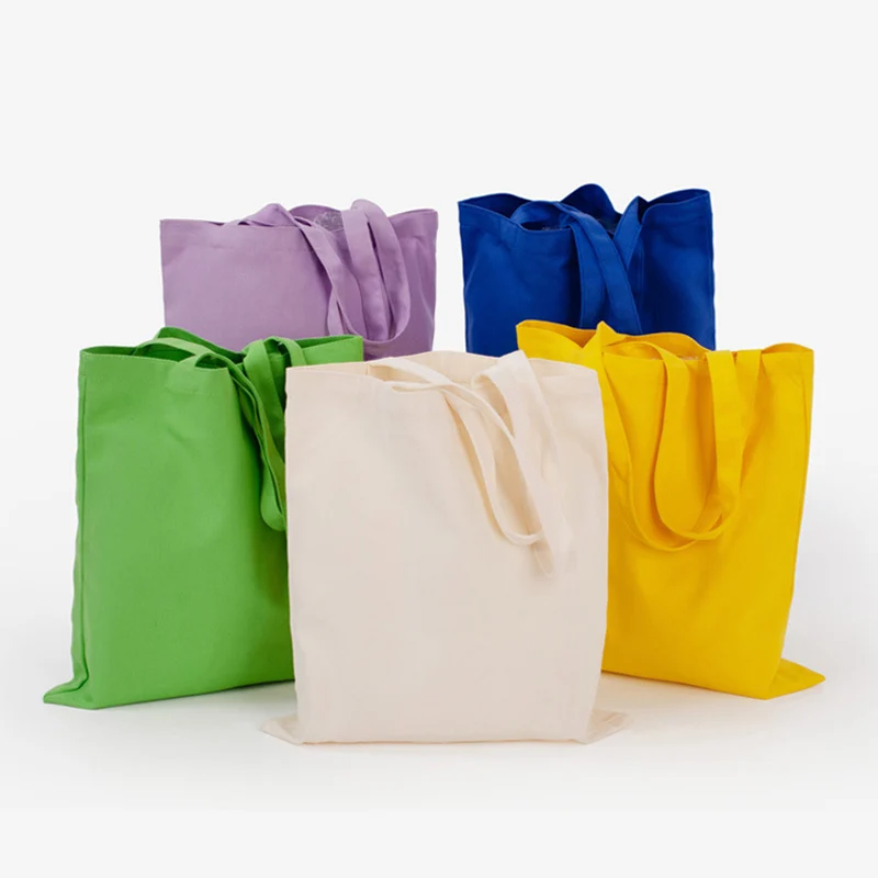 Дешевая многоразовая Хлопковая сумка для покупок с логотипом под заказ, Экологически чистая простая Холщовая Сумка тоут (1600902594679)
