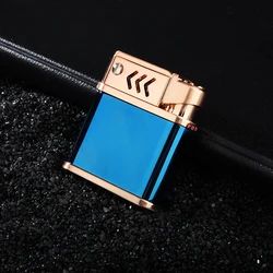 Luxury Cigrate fire lighters custom logo bulk cheap switchable flame