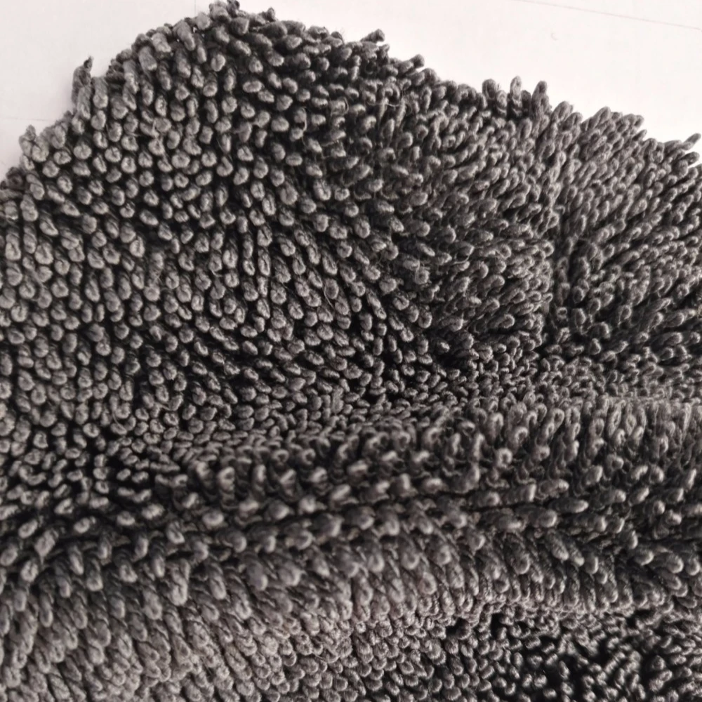 Полотенце для автомобиля из микрофибры серого цвета