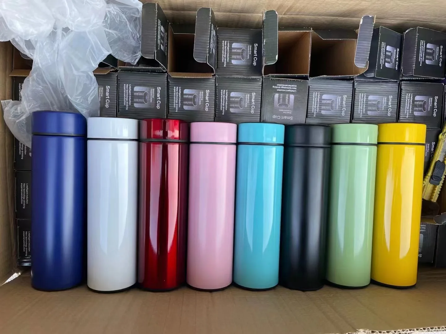 Customized 500ml Stainless Steel Wide Mout Vacuum Flask Gym Sport Bicycle Double Wall Reusable Insulated Water Bottle