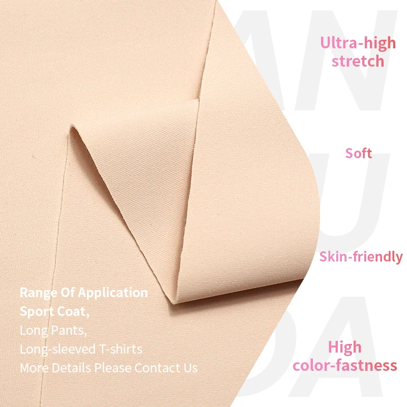 A3518 Custom printed sports coats 330gsm spandex nylon supplex polyamide fabric for sportswear