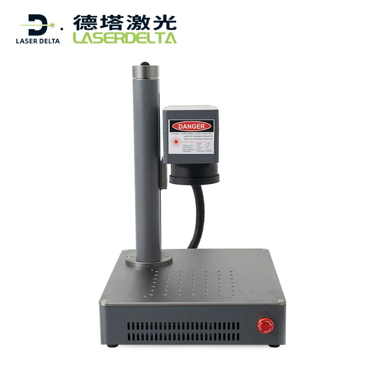 Metal 20W 30W Desktop Portable Fiber Laser Marking Machine for Engraving Ball Pen Tube Cylinders Laser Marker