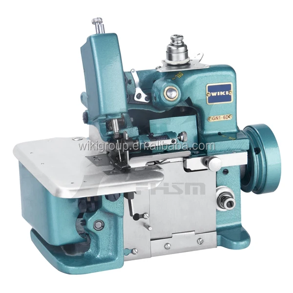 JUKKY GN1-6D Manual Feed High-Speed 3-Thread Overlock Sewing Machine Portable Mini Electric Knitting Fabric Home Factory Direct