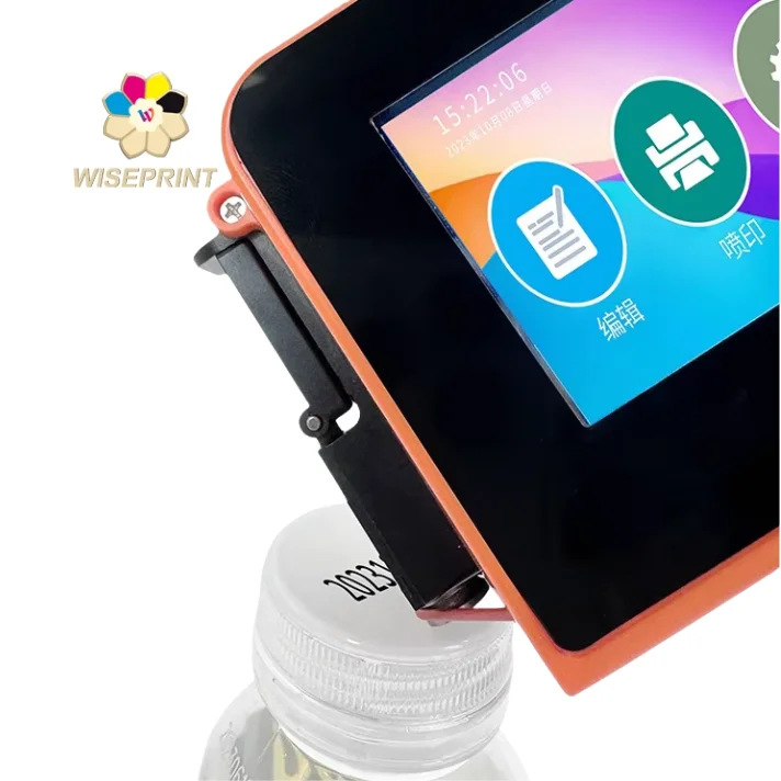 WISEPRINT Mini Thermal TIJ Half Inch Expiry Date Printing Carton Egg Coding Machine Online Portable Handheld Inkjet Printer