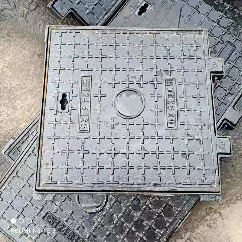 70x70 airtight cable trench manhole cover en124 ductile iron manhole cover