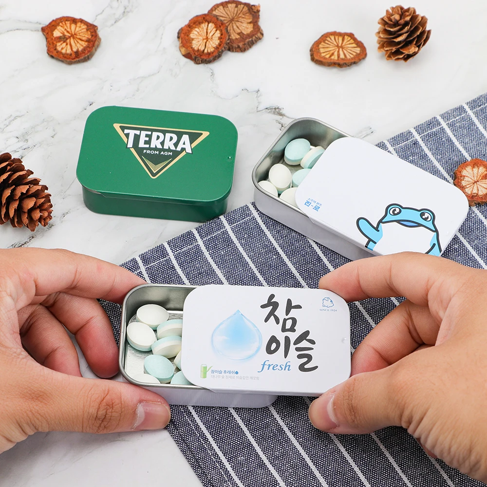 Hot sale Food Grade Rectangular Tin Boxs Mints