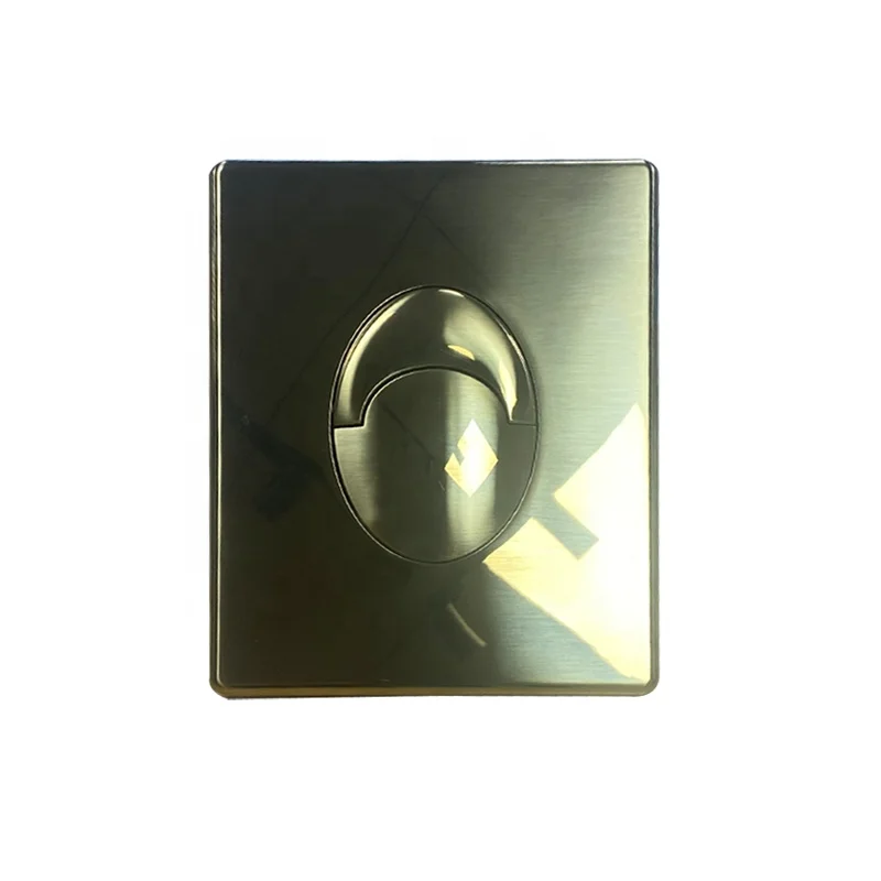 Wall Mounted Concealed Cistern Push Panel White Dual Push Buttons fit with Grohe flush plate 38505000 Skate Air Plate