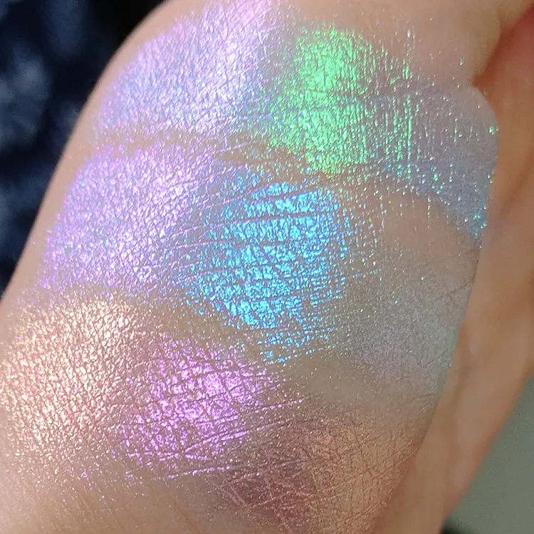 Brand MCESS FREE SAMPLES bright colors multichrome chameleon best duochrome cosmetic shimmer eyeshadow 10 color powder pigments