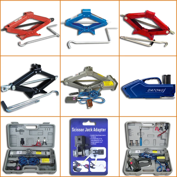 
China Popular New Style Heavy Duty Scissors Jack 2TON CE/GS Car Scissor Jack for Sale 