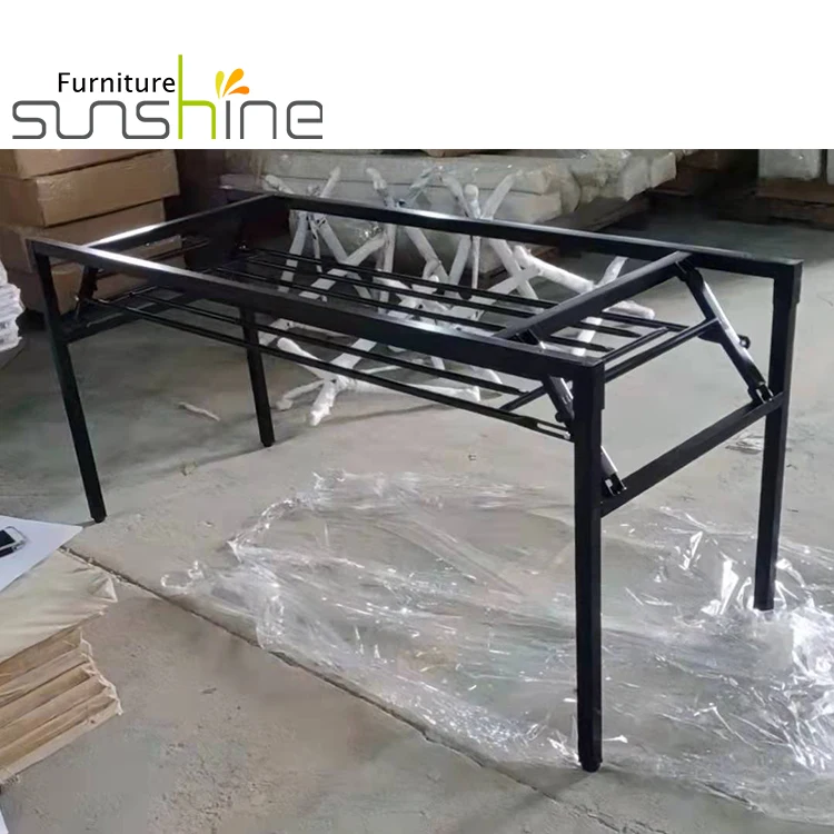 Home Office Training Folding Desks Durable Rectangle Table Folding Table Frame for Conference Room
