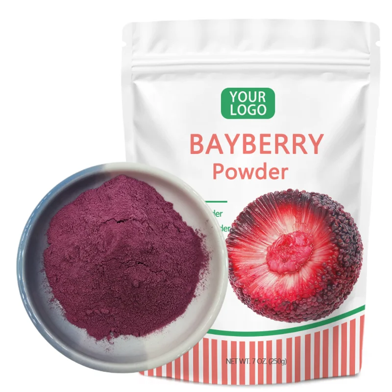 Customized Private Label 99% Red Bayberry Juice Powder Freeze Dried Waxberry Powder