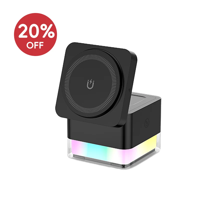 Factory New Charger Stand 4 in 1 Foldable Magnetic Wireless Charging Station for iPhone 16 15 14 13 12 Series AirPods iWatch