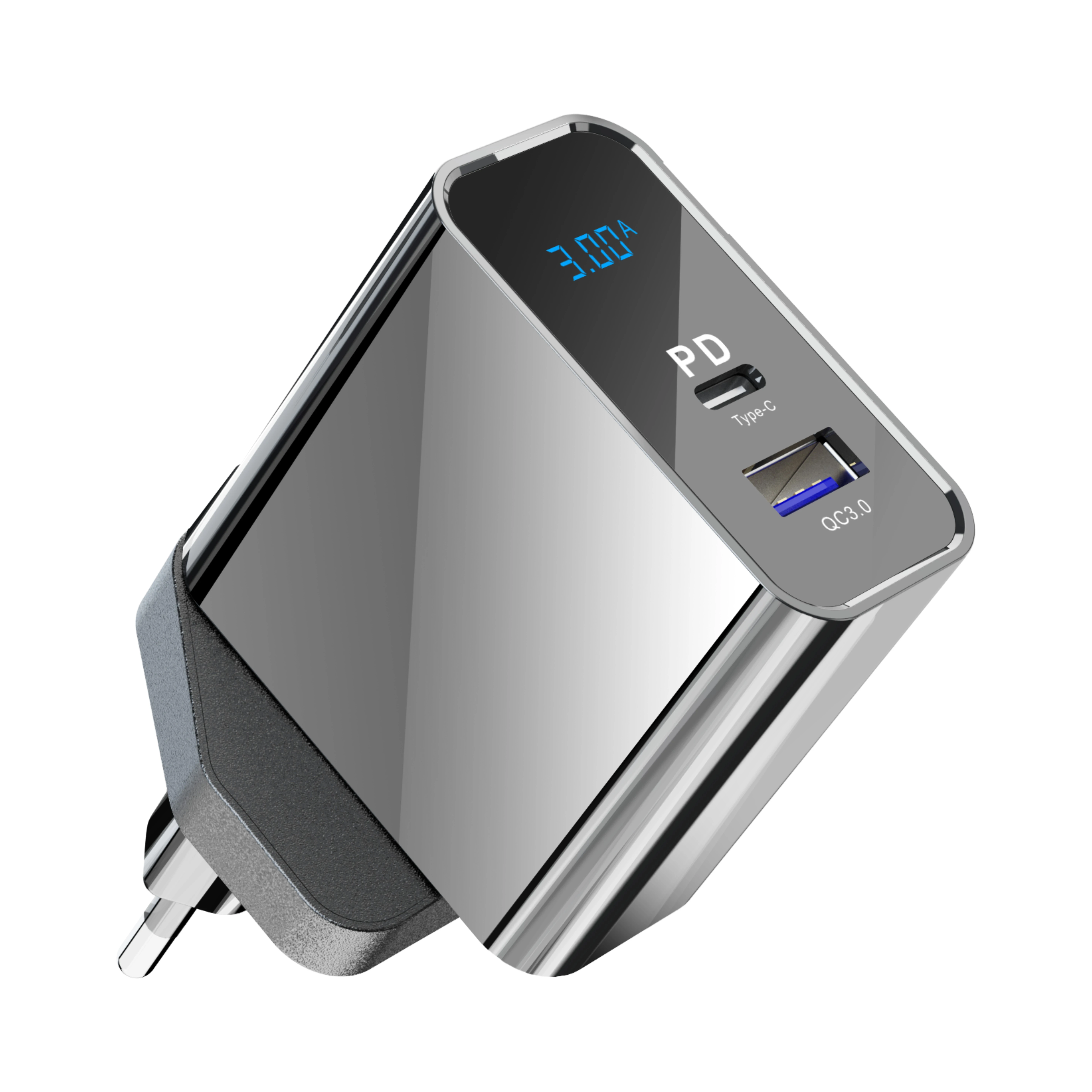 Konfulon двойной порт PD 20 Вт Быстрая зарядка 3 0 EU/US/UK складная вилка USB адаптер переменного тока быстрое зарядное устройство для мобильного