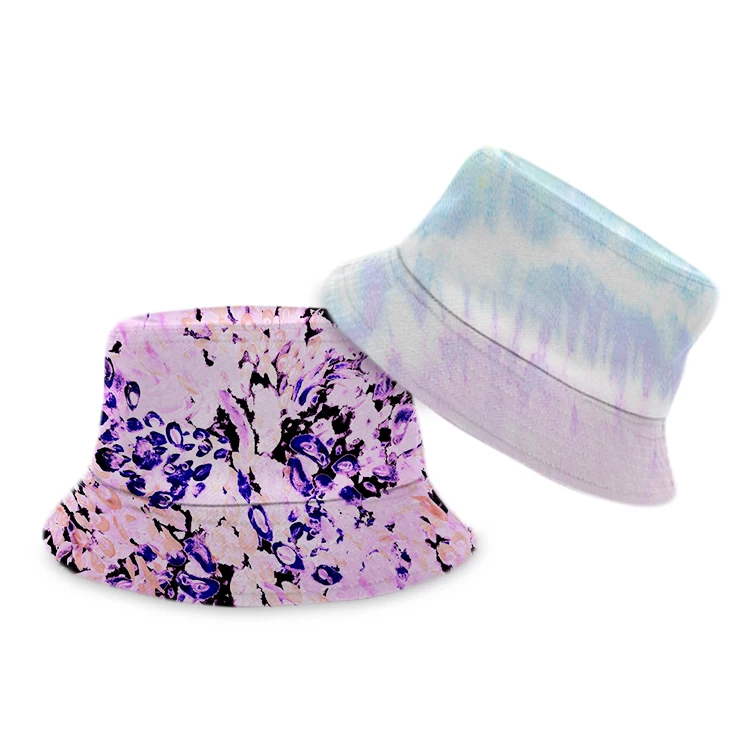 Wholesale OEM Summer Fashion Customize Logo Cotton Polyester Sun Casual Bucket Cap