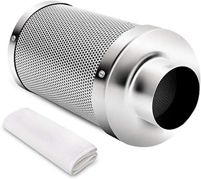 Hydroponic 6 inch 8 inch 10 inch 12 inch Grow System Carbon Air Filter Activated Carbon Filter For Inline Fan