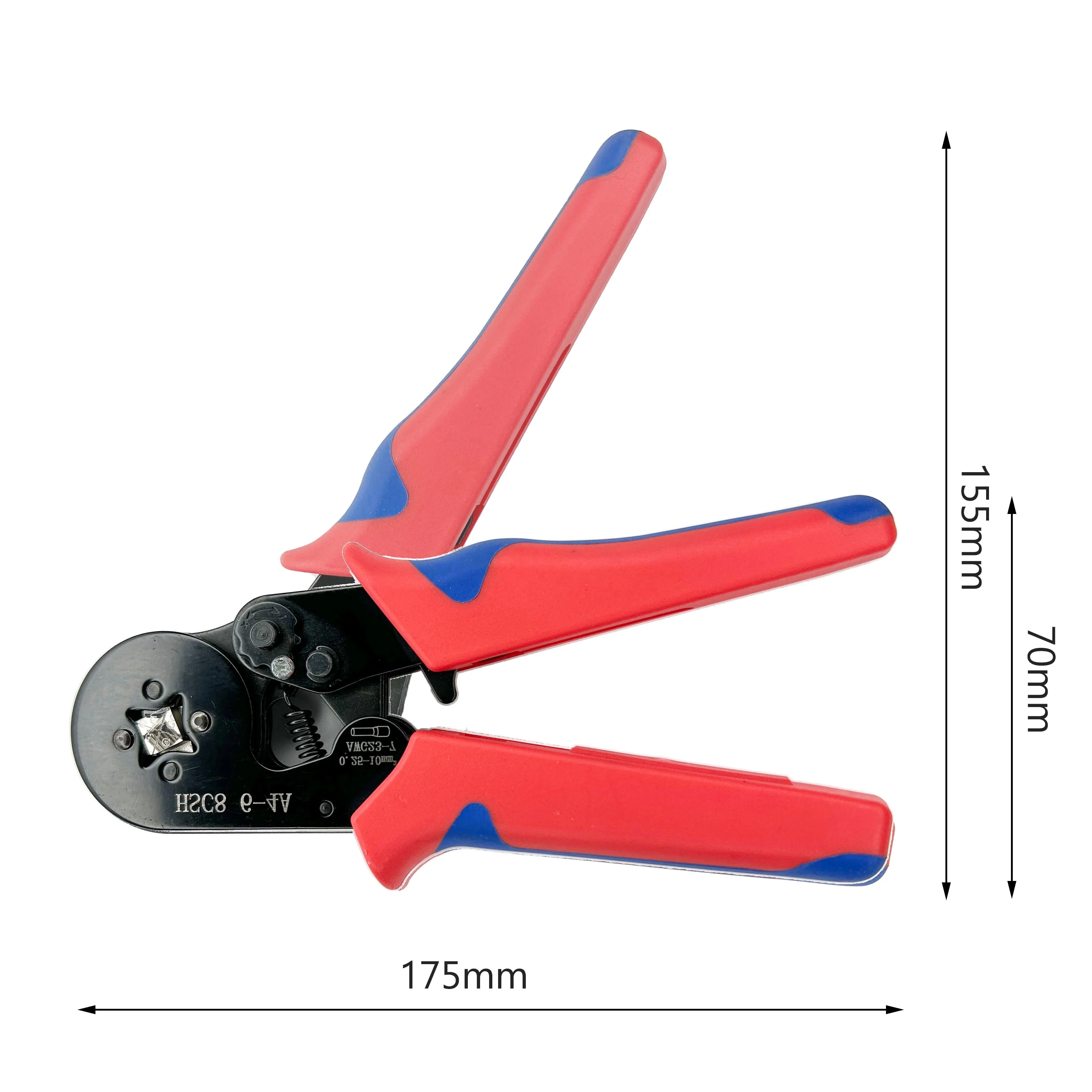 HSC8 6-4 Alicate square Wire crimper Plier set Cable ferrule 6-4a crimping tool kit with 1200 terminal
