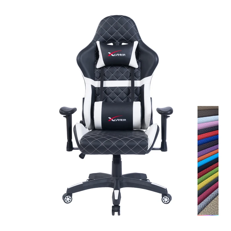 Silla gamer High quality best leather revolving reclining high back racing ergonomic luxury siege gamer gaming chair