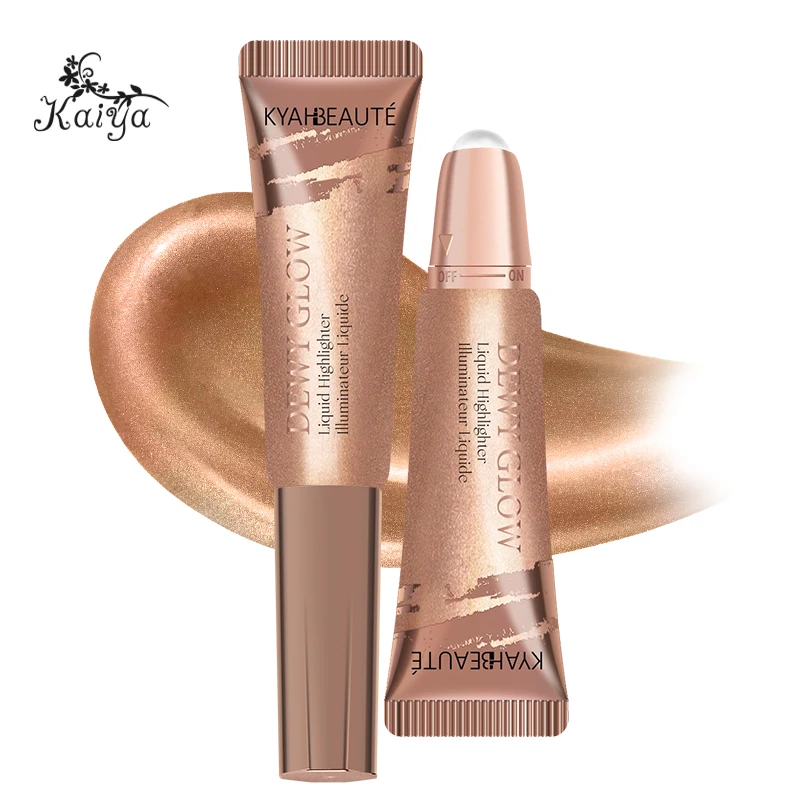 Pearl Face Illuminator Smooth Moist Highlighting Makeup Roll On Design Soft Cream Highlight Blendable Shimmer Liquid Highlighter