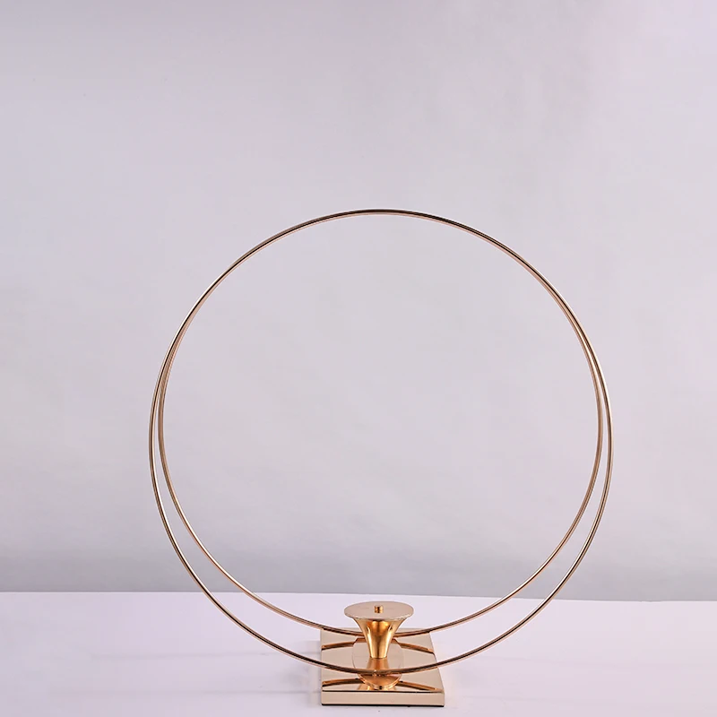 Wedding Flower Vase Flower Stand  Gold Metal Party Pcs Color Feature Material Decoration Origin Type Shape