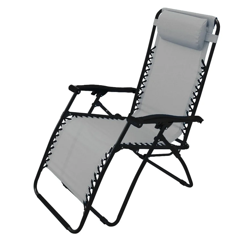 Deluxe Zero Gravity chair outdoor chaise foldable capping chair portable tailgate lounger chair