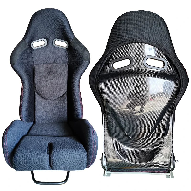 EDDYSTAR Oem Factory Customized racing sport seat car carbon fiber Embroidered race seat