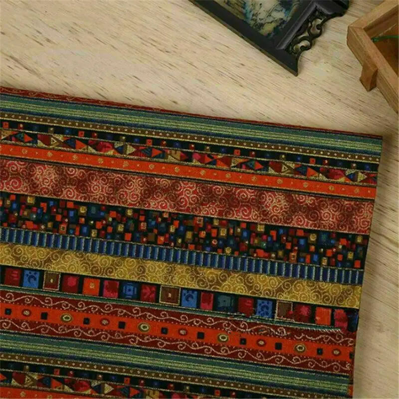 150 см * 50 этнический комплект для шитья хлопковое льняное одеяло ткань одежды «сделай