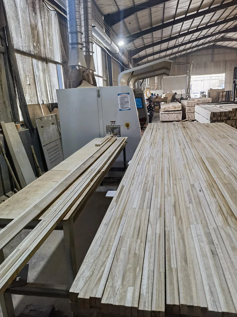 JLD Finger Joint Board Cheap High Grade Furniture Paulownia Finger Joint Boards For Door Making Pine Finger Joint Board