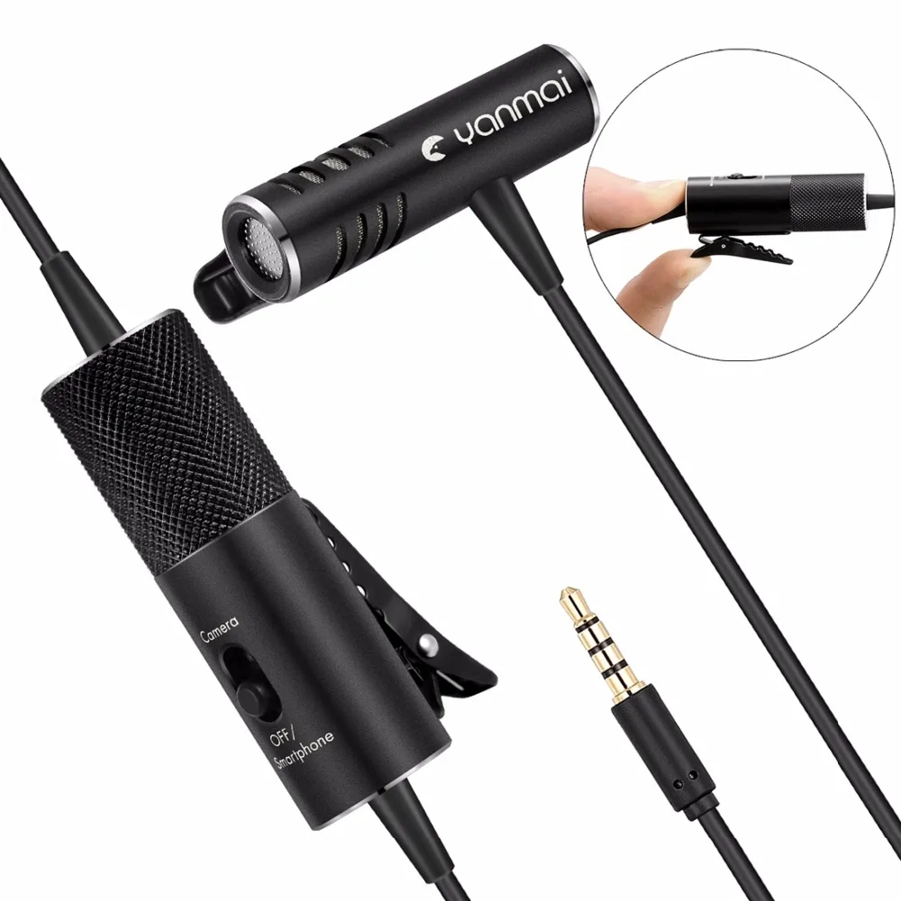 
Wholesale Clip On Mic Wireless Lapel Lavalier Microphone to lightning for Vlogging Video Recording Voiceover Live 
