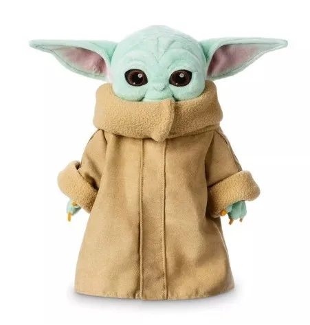 30cm Baby Yoda Plush Dolls The Mandalorian  Child Grogu Action Figure Doll Toys Cute Cartoon Plush Dolls Gifts