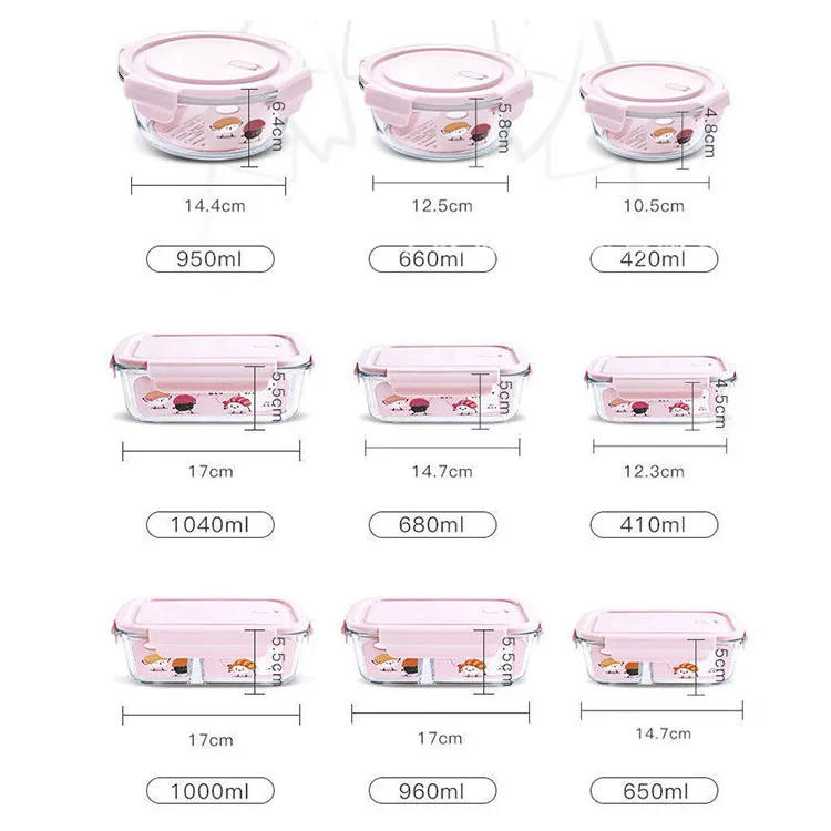 LYP025 square shape large glass bowl salad bowl fish bowl food storage container glass material wholesale ice cream containers