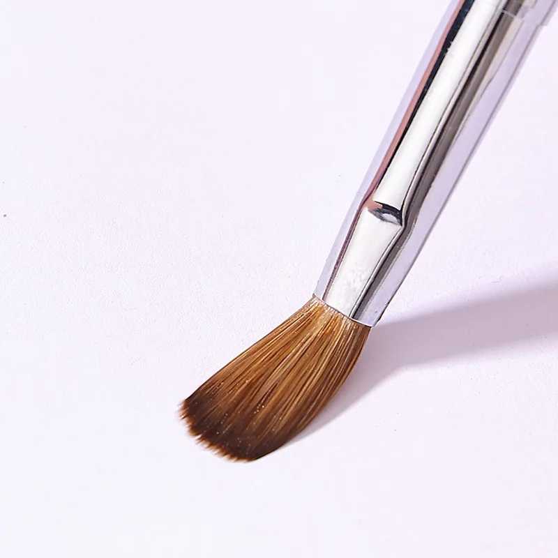 Оптовая продажа чистые 100% колинские кисти размер 6 8 10 12 14 16 18 ногтей инструменты для рисования акриловые