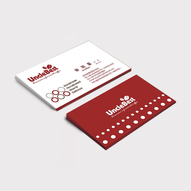 Custom Logo Design Customized Business Paper Card Printing / Greeting Card / Thank You Card / Postcard
