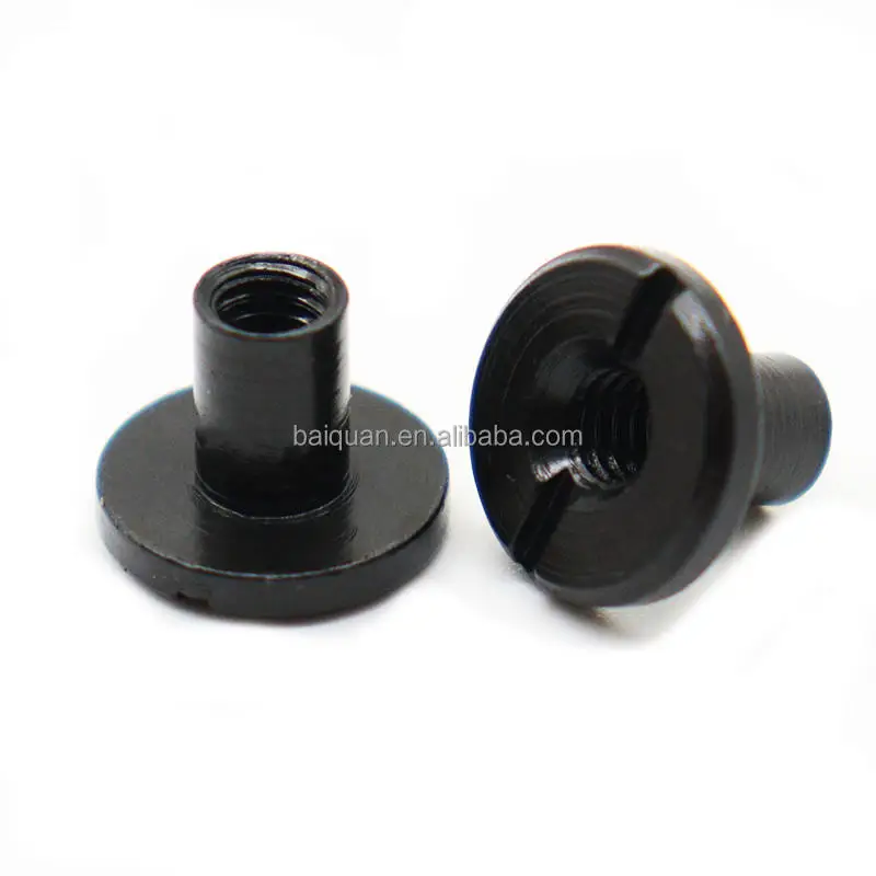 Black Oxidation Chicago Screw Book Screws Customized Manufacturer Book Binding Bolt/sex Bolt With Internal Thread
