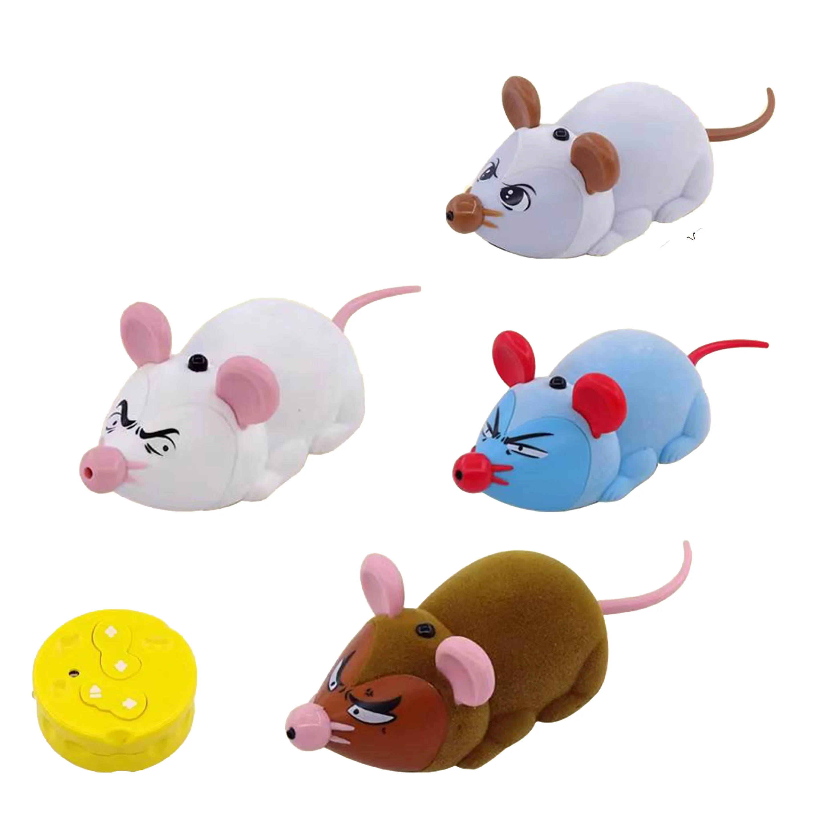 KUNYANG newest design simulation mouse 2.4GHZ electronic animal kids prank game wireless remote control plastic rc mouse toy