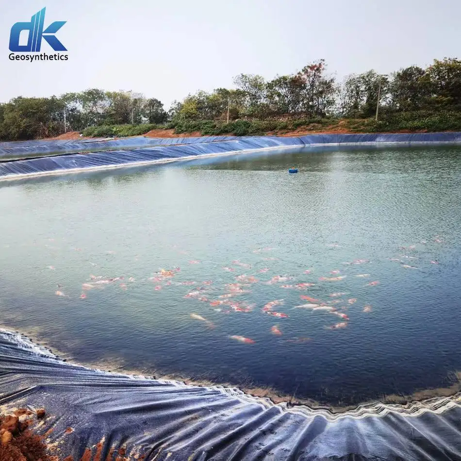Лайнер для рыбоводства HDPE LDPE EPDM ПВХ водяной резервуар 1 мм геомембранный водопроводный лайнер пруда подкладка рыбного