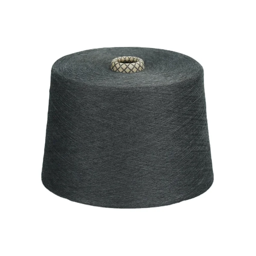 Hot Selling 21s/140s/1  Black Textile Yarn Ring Spun Polyester viscose Yarn For Weaving And Knitting High Tenacity Socks yarn