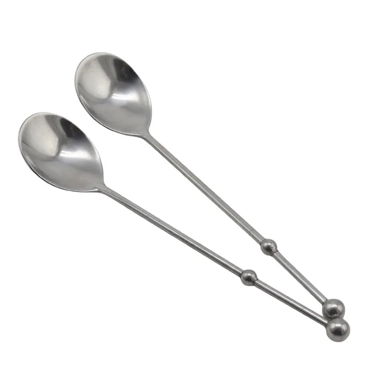 Stainless Steel Mini serving Spoons dessert coffee ice cream salad mixing teaspoons