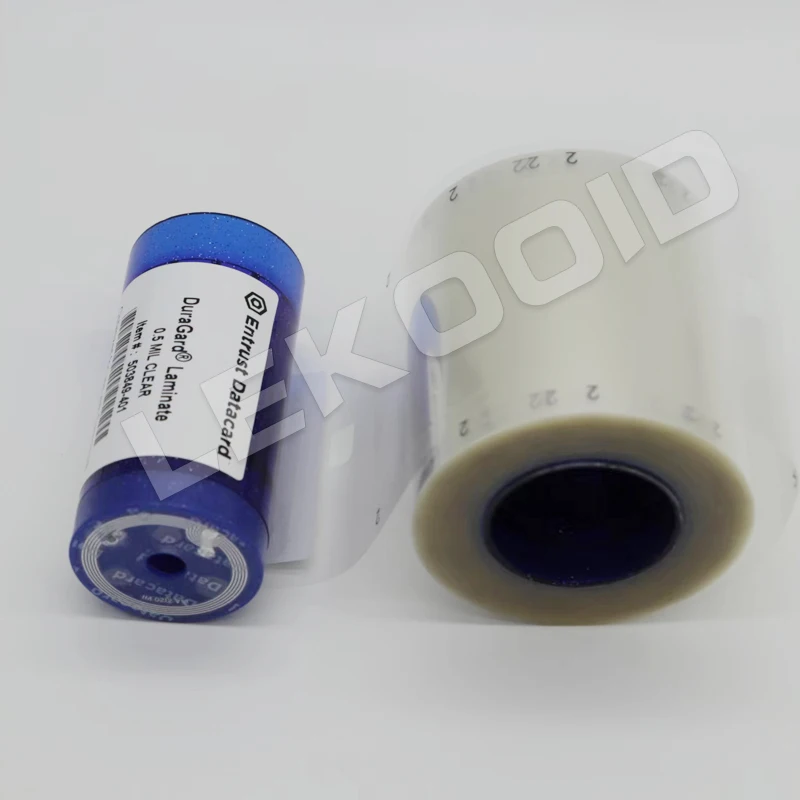 Datacard 503849-401 Clear 0.5 mil DuraGard clear Overlaminate Ribbon & Cleaning Kit for Datacard SP75,SP75 plus Id card printer