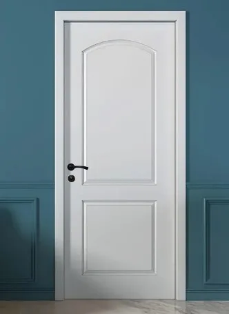 LongTai Cheap high quality simple design wooden door modern custom size wooden door