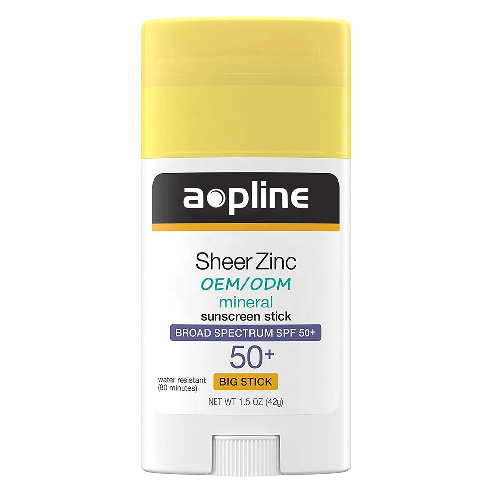 Оптовая продажа, Солнцезащитная палочка из минерального цинка spf 50 30