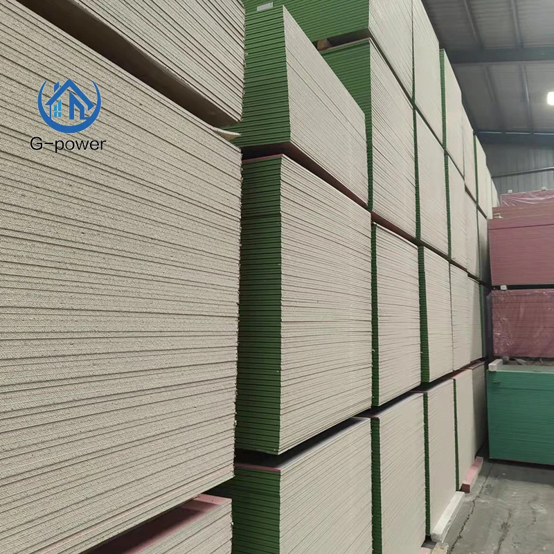 Factory direct sale multi-specification paper-faced gypsum board fireproof gypsum board wholesale partition board ceiling