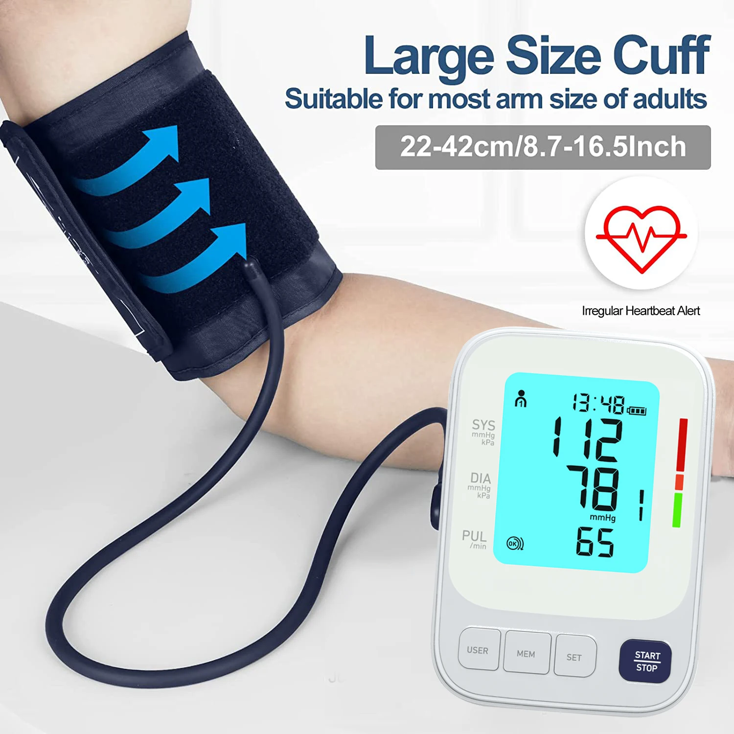 New home medical device brand blood pressure and pulse measurement upper arm blood pressure monitor