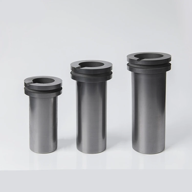 Bulk density 1.85g/cm3 carbon crusible price casting graphite crucible for sintering